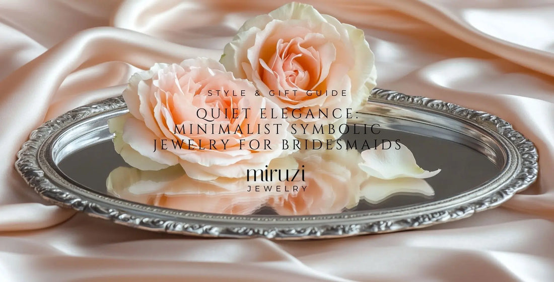 Jewelry for Bridesmaids: Quiet Elegance Through Minimalist Design - Miruzi