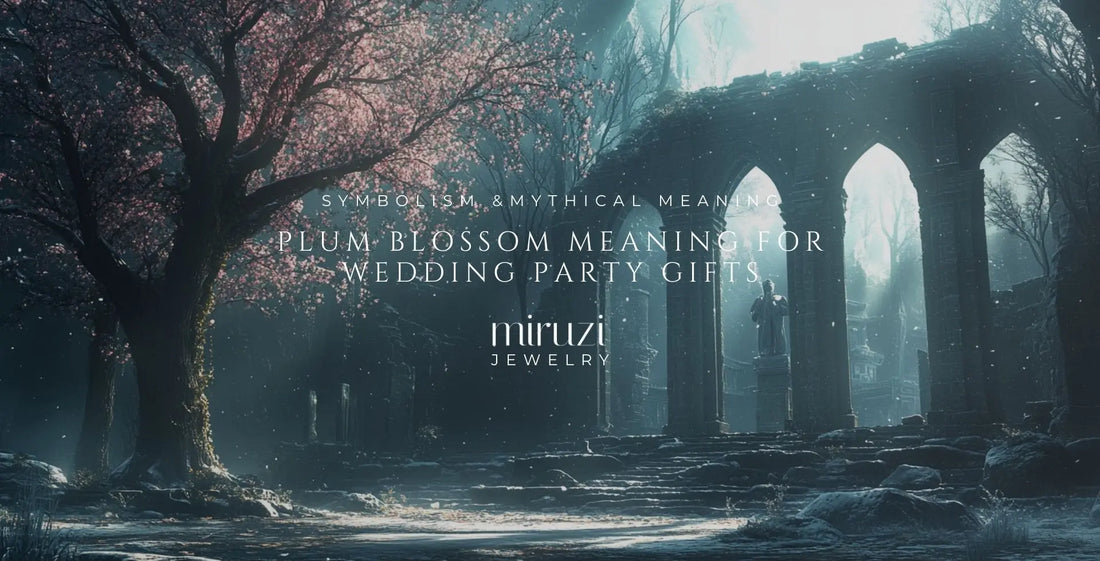 Plum Blossom Meaning for Wedding Party Gifts - Miruzi
