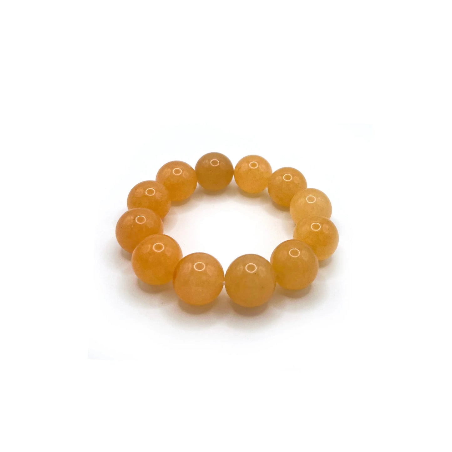 Orange Soda Colored Mochi Donut Adjustable Bracelet