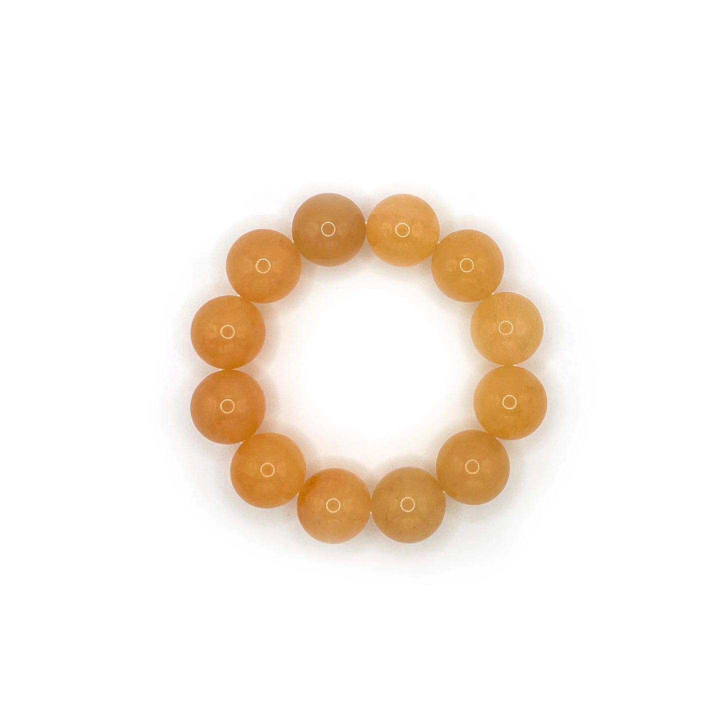 Orange Soda Colored Mochi Donut Adjustable Bracelet