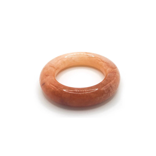 Gradient Orange to Pink Donut Bangle Bracelet