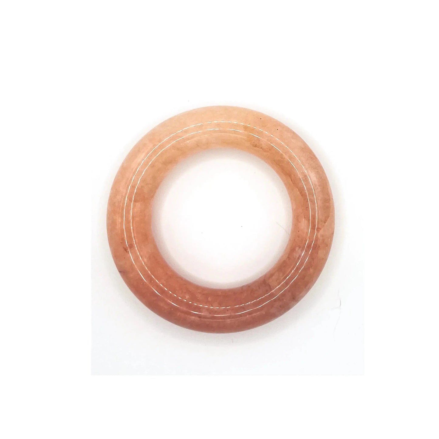 Gradient Orange to Pink Donut Bangle Bracelet