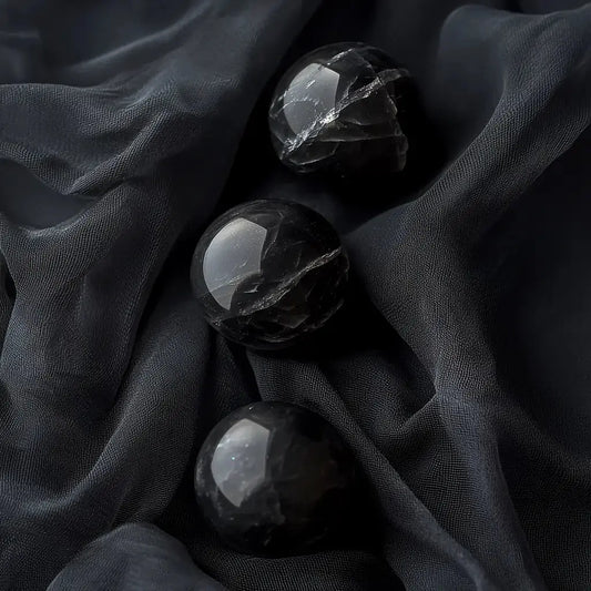 Black Moonstone Bracelet Bead – Stone of Intuition and Inner Mystery | Miruzi Miruzi