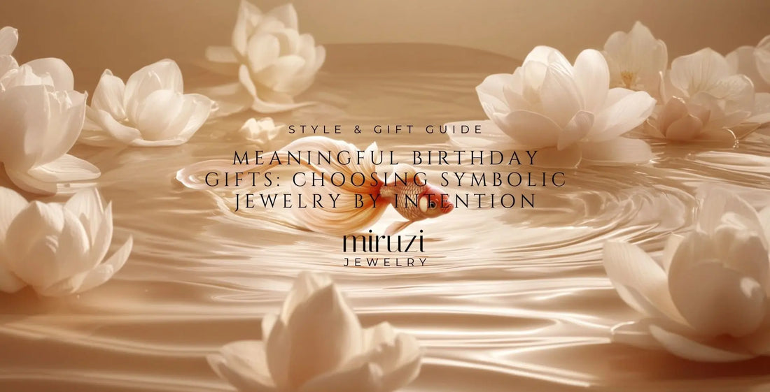 Meaningful Birthday Gifts: Choosing Symbolic Jewelry by Intention - Miruzi