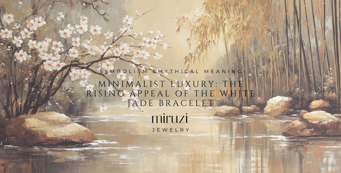Minimalist Luxury: The Rising Appeal of the White Jade Bracelet - Miruzi