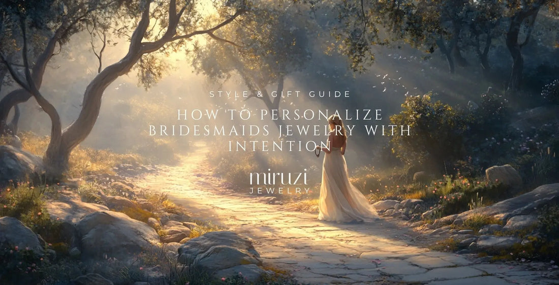 How to Choose a Personalised Bridesmaid Bracelet with Meaning - Miruzi