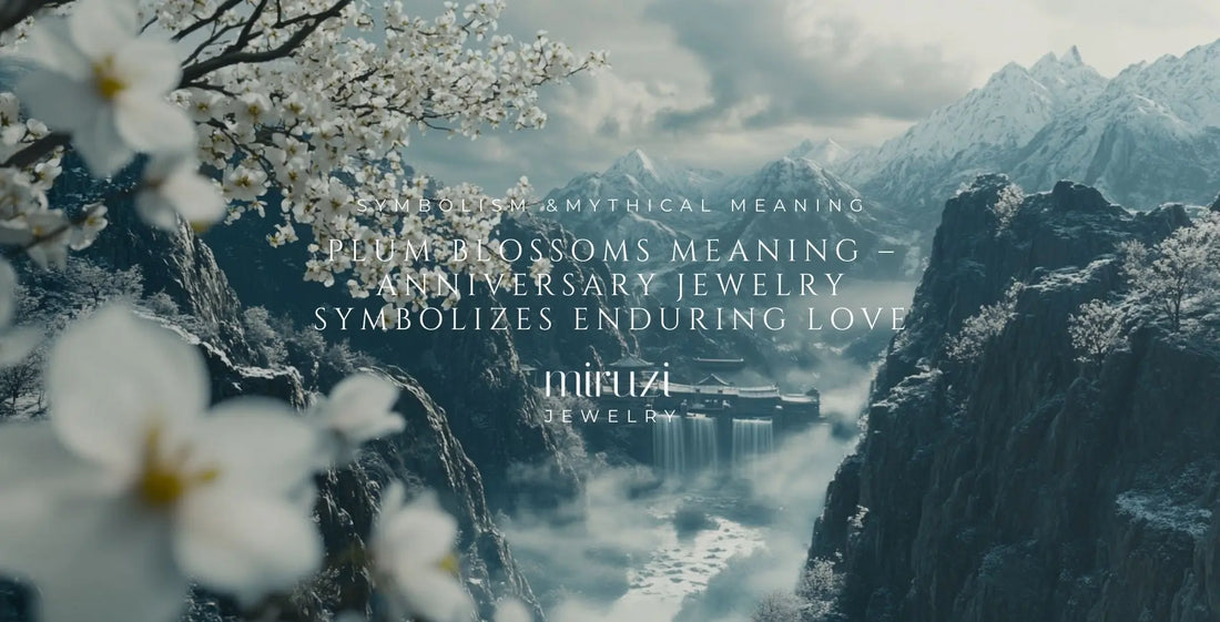 Plum Blossoms Meaning: A Symbol of Enduring Love in Anniversary Jewelry - Miruzi