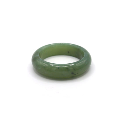 Blue-green jade bracelet styled with soft powder blue and beige linen Miruzi